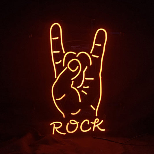 Rock Hand Neon Light Sign - MEX316-  DRIVEN - 2