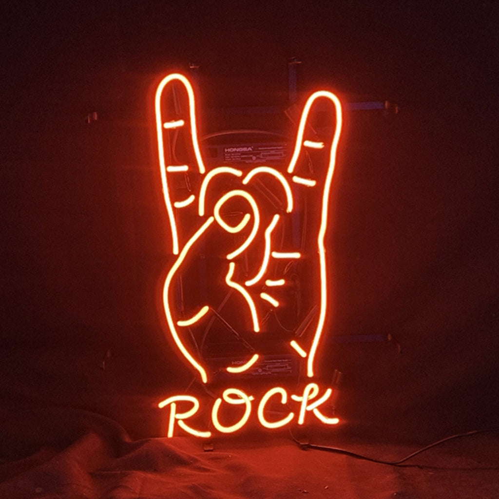 Rock Hand Neon Light Sign - MEX316-  DRIVEN - 1