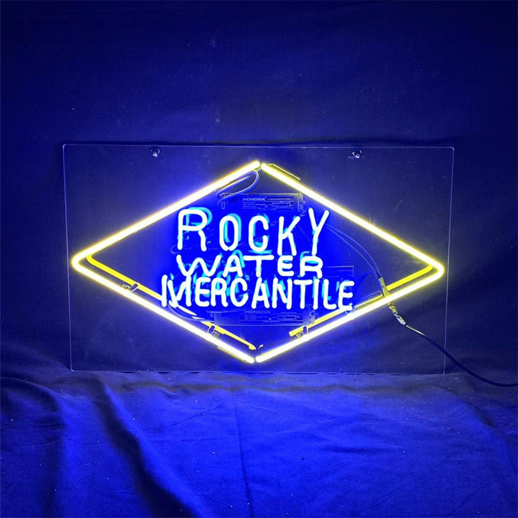 Rocky Water Mercantile Neon Sign Light - MEX347-  DRIVEN - 3