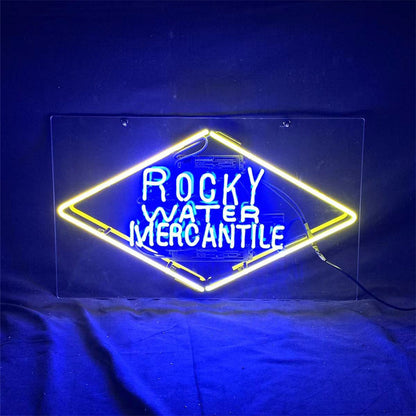 Rocky Water Mercantile Neon Sign Light - MEX347-  DRIVEN - 3