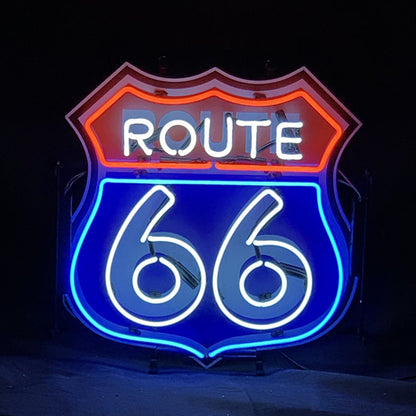 Route 66 Mother Road Neon Signs Light - ME988-  DRIVEN - 2