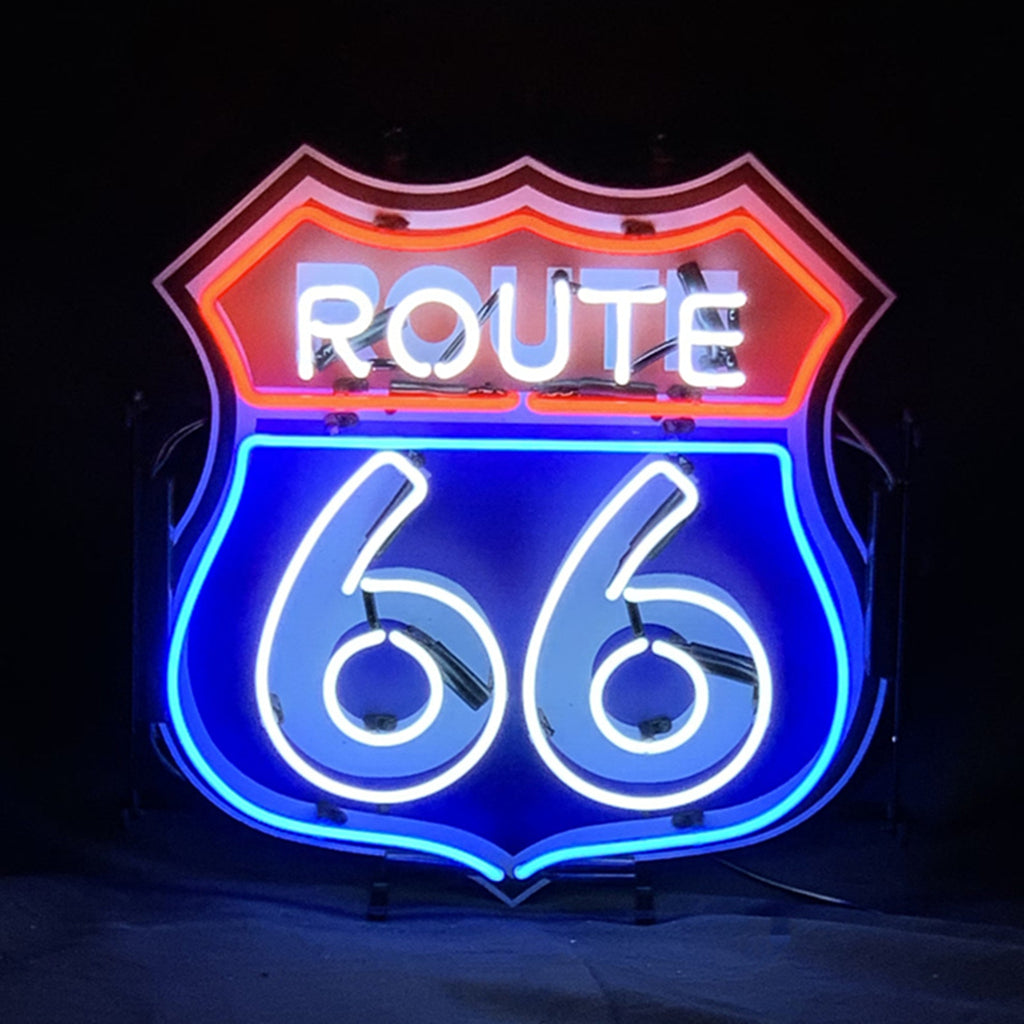 Route 66 Mother Road Neon Signs Light - ME988-  DRIVEN - 1