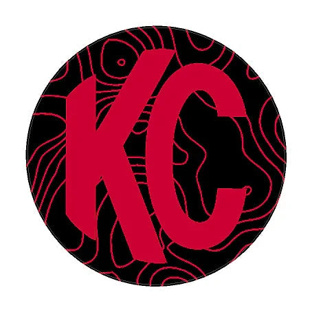KC HiLITES Pro6 / Titan Gravity Light Cover Topo Overlays (Pair) - Universal