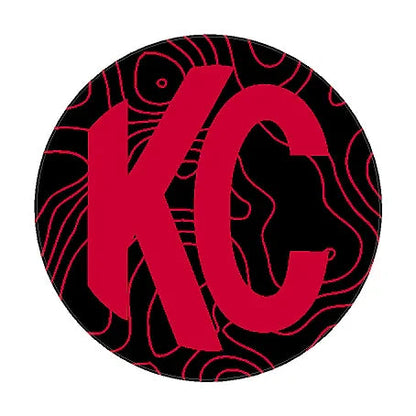 KC HiLITES Pro6 / Titan Gravity Light Cover Topo Overlays (Pair) - Universal