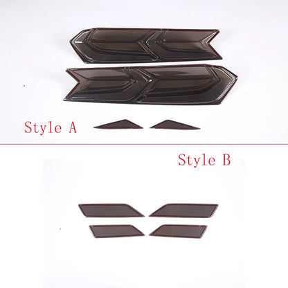Black Tail Light Cover Brake Light Wide Indicator Trim for Corvette C8 Z51/Z06 (2020–2023) | ISO9001