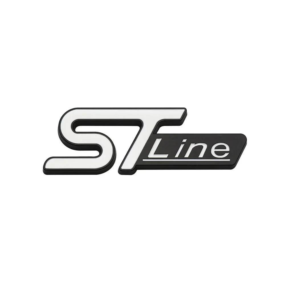3D Metal ST Line Trunk Badge | Ford Focus / Mondeo / Kuga / Ecosport Emblem - 200000182:350686#Silver Blue;5:361385#7.9 x 2.7cm-200000182:496#Black Blue;5:361385#7.9 x 2.7cm-200000182:173#Silver Yellow;5:361385#7.9 x 2.7cm-200000182:175#Black Yellow;5:361385#7.9 x 2.7cm-200000182:350850#Black Green;5:361385#7.9 x 2.7cm-  DRIVEN - 15