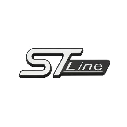3D Metal ST Line Trunk Badge | Ford Focus / Mondeo / Kuga / Ecosport Emblem - 200000182:350686#Silver Blue;5:361385#7.9 x 2.7cm-200000182:496#Black Blue;5:361385#7.9 x 2.7cm-200000182:173#Silver Yellow;5:361385#7.9 x 2.7cm-200000182:175#Black Yellow;5:361385#7.9 x 2.7cm-200000182:350850#Black Green;5:361385#7.9 x 2.7cm-  DRIVEN - 15