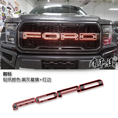 Custom Head Letter Vinyl Decal for Ford Raptor F-150 | KK Film Decorative Sticker - 200000182:10#B-200000182:350852#C-200000182:366#D-200000182:175#E-200000182:173#F-  DRIVEN - 11
