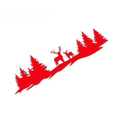 Hunting Deer & Trees Tailgate Decal | 4x4 Off-Road Vinyl Sticker for Pickup Trucks & SUVs - 200000182:350850#Carbon Fiber;5:361385#135x38.7cm-200000182:350850#Carbon Fiber;5:361386#150x43cm-200000182:496#Silver;5:361386#150x43cm-200000182:350686#Gold;5:200000990#100x28.6cm-200000182:350686#Gold;5:361385#135x38.7cm-  DRIVEN - 16