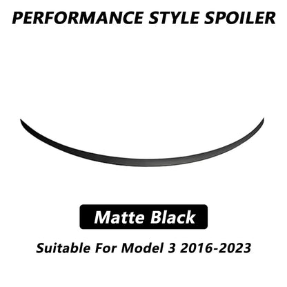 Performance-Style ABS Rear Trunk Spoiler for Tesla Model 3 / Model 3 Highland / Model Y (2018–2026) - 14:200004890#Model3-GC;200007763:201336106-14:200002130#Model3-MB;200007763:201336106-14:200572156#Model3-GB;200007763:201336106-14:173#MY M3 HIGHLAND-MC;200007763:201336106-14:350853#MY M3 HIGHLAND-GC;200007763:201336106-  DRIVEN - 9