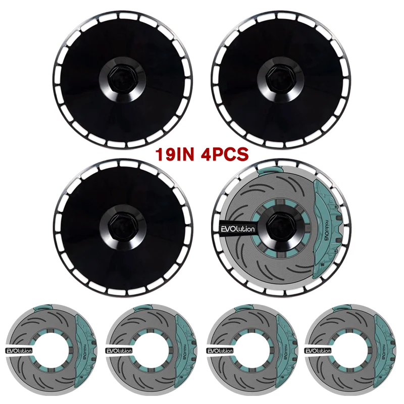 19" DIY Wheel Cover Hub Caps for Tesla Model Y | 4-Piece Style Change Replacement Set - 14:10#Black J1-14:29#Black J2-14:347#Black H3-14:200021498#Black HMG-14:175#Black K3-  DRIVEN - 15