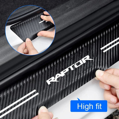 Carbon Fiber Door & Trunk Protective Strip for Ford Raptor / F-250 / Super Duty | Vinyl - 200000182:504-200000182:350850-200000182:193-  DRIVEN - 4