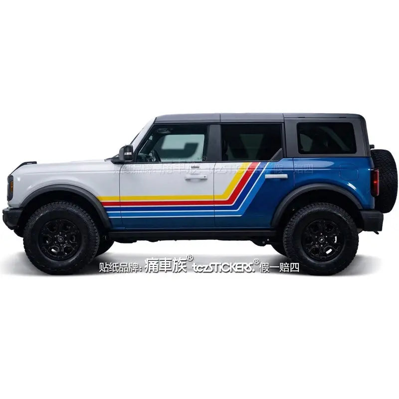 Full-Body Appearance Modification Sport Vinyl Decal Kit for Ford Bronco | Customized PVC Wrap - 200000182:175#G-200000182:173#H-200000182:496#I-200000182:350686#J-200000182:691#C-  DRIVEN - 11