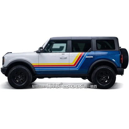Full-Body Appearance Modification Sport Vinyl Decal Kit for Ford Bronco | Customized PVC Wrap - 200000182:175#G-200000182:173#H-200000182:496#I-200000182:350686#J-200000182:691#C-  DRIVEN - 11