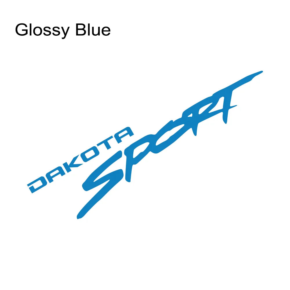 Sport Side Graphic Decal for Dodge Dakota SLT / SXT / 5.9 / R/T | Vinyl Logo Style Truck Sticker - 200000182:173#Matt Gold;355:203282823#1 Piece-200000182:173#Matt Gold;355:203282824#2 Pieces-200000182:496#Matt Silver;355:203282823#1 Piece-200000182:496#Matt Silver;355:203282824#2 Pieces-200000182:175#Glossy Blue;355:203282823#1 Piece-  DRIVEN - 12