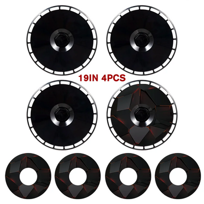 19" DIY Wheel Cover Hub Caps for Tesla Model Y | 4-Piece Style Change Replacement Set - 14:10#Black J1-14:29#Black J2-14:347#Black H3-14:200021498#Black HMG-14:175#Black K3-  DRIVEN - 13
