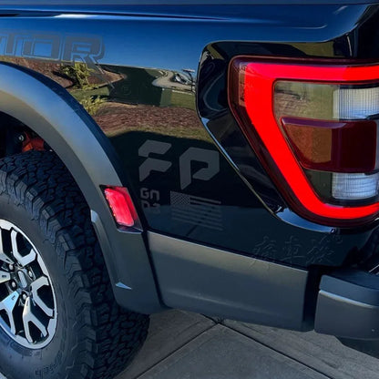 FP Performance USA Flag Bedside Decal for Ford F-150 / F-250 Raptor (Gen 1, 2 & 3) | Vinyl Sticker Pair - 200000182:10#red color 03-200000182:173#D-200000182:175#C-200000182:29#A-200000182:366#E-  DRIVEN - 4
