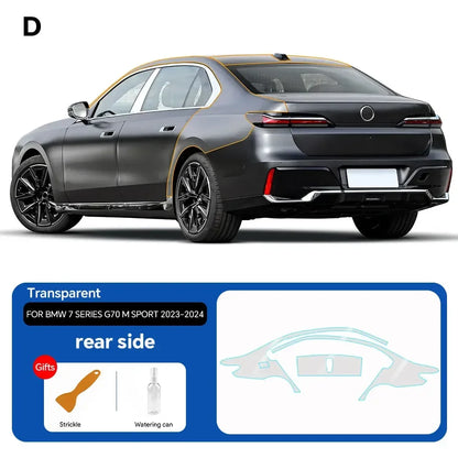 Precut PPF for BMW 7 Series G70 / M Sport (2023–2025) | TPU Paint Protection Film Clear Bra - 200000182:350686#Front;5:200000990#Clear Film-200000182:350852#Door;5:200000990#Clear Film-200000182:350853#Rear Side;5:200000990#Clear Film-200000182:350850#Hood;5:200000990#Clear Film-200000182:10#Rear trunk;5:200000990#Clear Film-  DRIVEN - 9