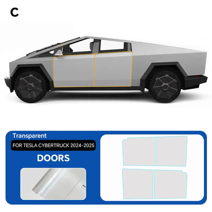 Precut PPF Clear Bra for Tesla Cybertruck (2024–2026) | 9-Mil TPU Paint Protection Film - 14:366#Whole Set;5:200000990#Glossy Clear Film-14:350852#Rear Trunk;5:361385#Matte Clear Film-14:366#Whole Set;5:361385#Matte Clear Film-14:29#Hood;5:200000990#Glossy Clear Film-14:193#Front;5:361385#Matte Clear Film-  DRIVEN - 11