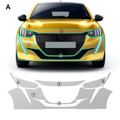 Precut PPF for Peugeot 208 (2019–2025) | TPU Paint Protection Film Clear Bra - 200000182:29#Hood;355:203282823#With Tools;5:200000990#Clear Bra-200000182:691#Doors;355:203282823#With Tools;5:200000990#Clear Bra-200000182:10#Front;355:203282823#With Tools;5:200000990#Clear Bra-200000182:193#Rear Trunk;355:203282823#With Tools;5:200000990#Clear Bra-200000182:366#Whole Set;355:203282823#With Tools;5:200000990#Clear Bra-  DRIVEN - 7