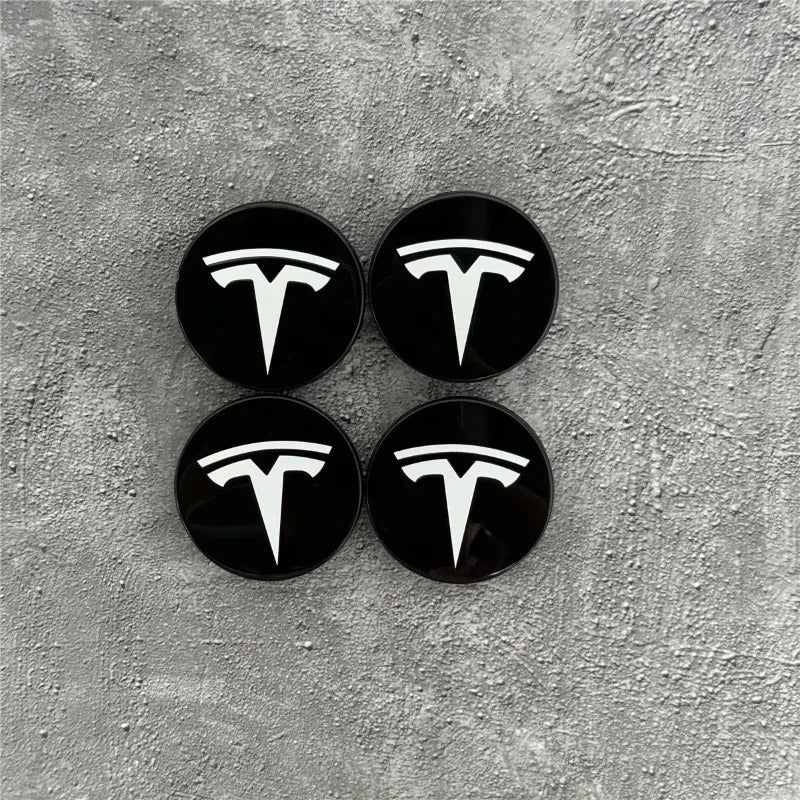 56mm Wheel Center Caps for Tesla Model 3 / Y / S / X | 4-Piece Original Style Hub Cover Set - 14:200002130#Wire-drawing Sliver-14:200004891#Matte Black-14:350853#Red Silver-14:10#Brilliant Silver-14:350852#Matte Black Balck-  DRIVEN - 7