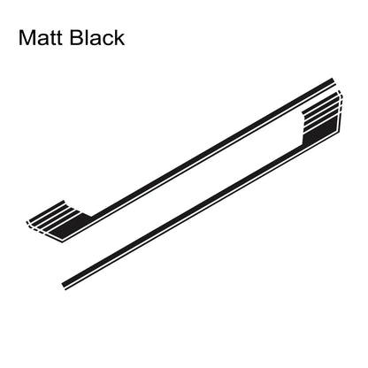 Long Side Door Skirt Stripe Decal for Ford F-150 Raptor | Self-Adhesive Vinyl Kit - 200000182:193#Glossy Black-200000182:29#Glossy White-200000182:691#Glossy Gray-200000182:10#Glossy Red-200000182:173#Matt Black-  DRIVEN - 8