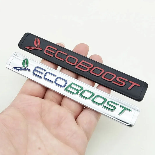 3D Metal EcoBoost Logo Emblem Badge Trunk Decal for Ford Focus / F-150 | Styling Sticker - 200000182:691#Black Red-  DRIVEN - 2