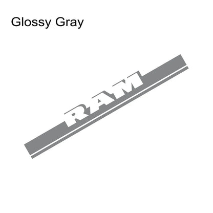 Hood Stripe Kit Decal for Dodge RAM 1500 / 2500 / 3500 Rebel / TRX | Vinyl Truck Sticker - 200000182:29#Glossy White-200000182:691#Glossy Gray-200000182:350853#Carbon Fiber-200000182:193#Glossy Black-200000182:1052#Matt Gold-  DRIVEN - 10