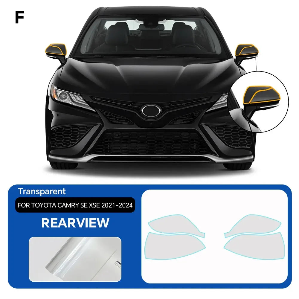 Precut PPF for Toyota Camry SE / XSE (2021–2024) | TPU Headlight & Mirror Paint Protection - 200000182:193#Headlight Film;5:200000990#Transparent Film-200000182:29#Rearview Film;5:200000990#Transparent Film-  DRIVEN - 7