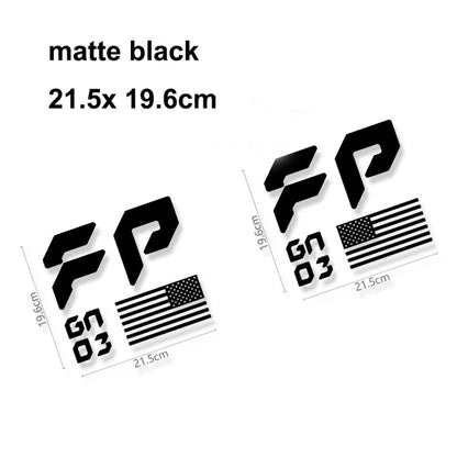 FP Performance USA Flag Bedside Decal for Ford F-150 / F-250 Raptor (Gen 1, 2 & 3) | Vinyl Sticker Pair - 200000182:10#red color 03-200000182:173#D-200000182:175#C-200000182:29#A-200000182:366#E-  DRIVEN - 13