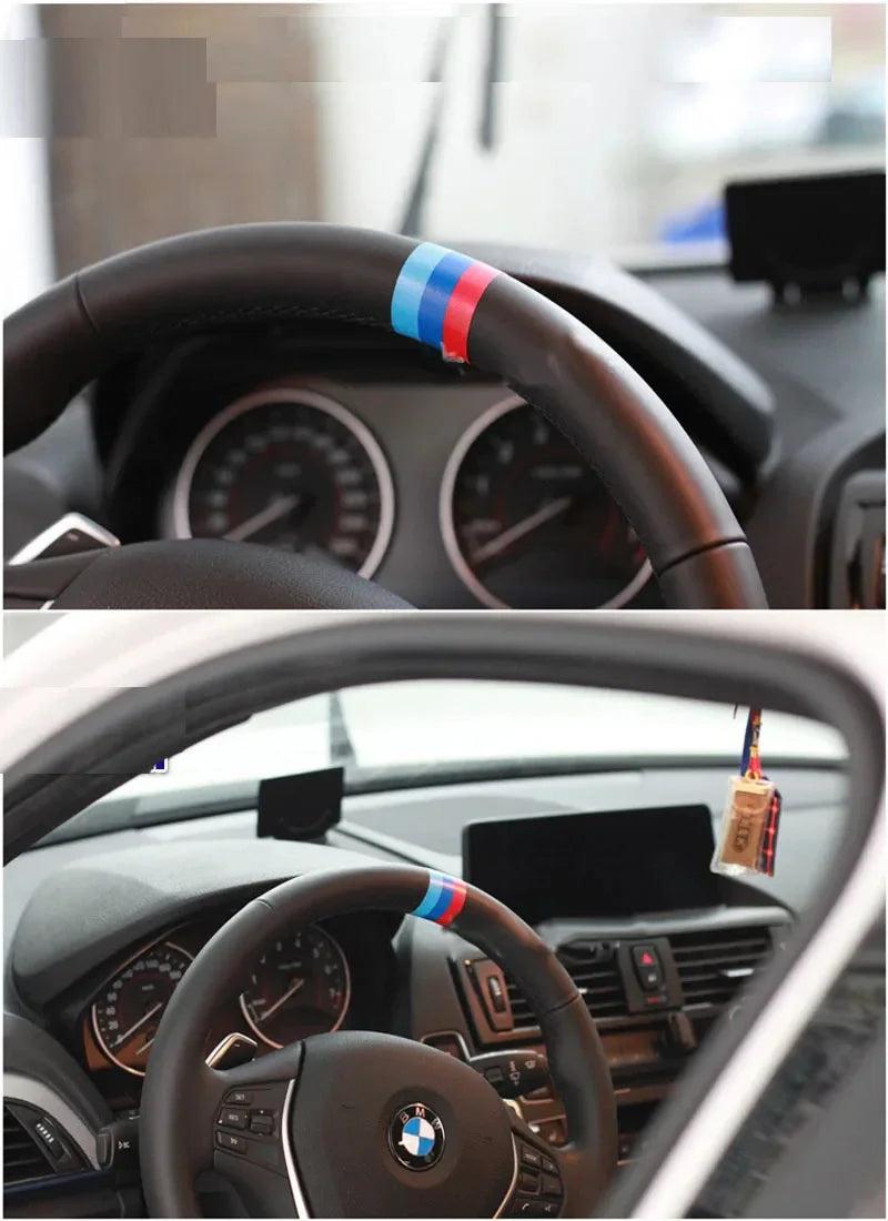Tricolor Stripe Side Mirror & Body Decal | 2-Piece Waterproof Vinyl Sticker - 14:200004889#1SET-  DRIVEN - 2