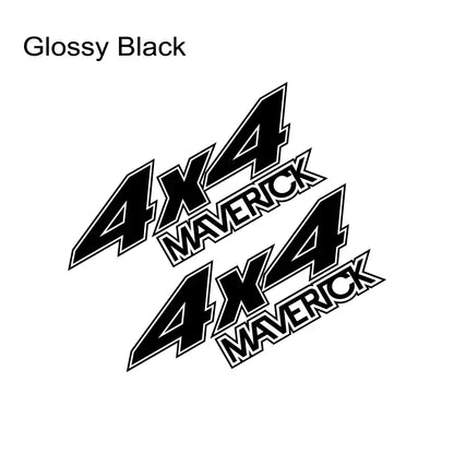 4x4 Rear Bed Side Decal for Ford Maverick XL / XLT / Lariat (2022) | Vinyl Truck Sticker - 200000182:200004890#Matt Black-200000182:771#Carbon Fiber-200000182:173#Glossy Blue-200000182:350850#Matt Gold-200000182:350853#Matt Silver-  DRIVEN - 11