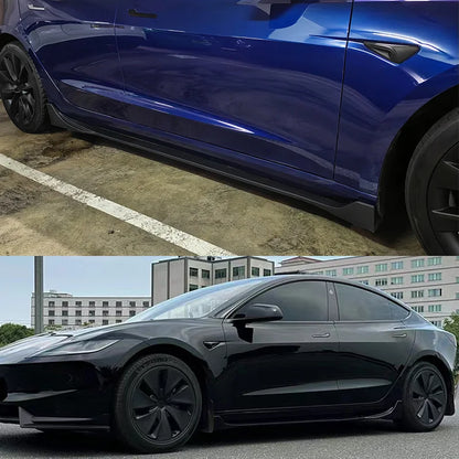 Full Body Kit — Bumper Lips, Diffuser & Spoiler for Tesla Models | Gloss Black & Carbon Tuning - 14:200004890#24M3-Side Skirts-GB-14:200003699#24M3-Rear Wing-GB-14:200002130#24M3-Whole Set-GB-14:200001951#24M3-Front-MB-14:200000914#24M3-Side Skirts-MB-  DRIVEN - 3