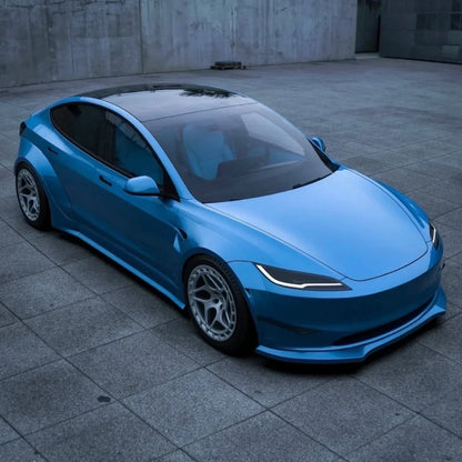 Precut Color Change PPF for Tesla Model 3 Highland (2024–2025) | Black & Glacier Blue PET Film - 200000182:350686#Bright black-200000182:350850#Matte Black-200000182:350852#Matte Black Purple-200000182:200004890#Lake Blue-200000182:200000914#Porsche Matte Grey-  DRIVEN - 13