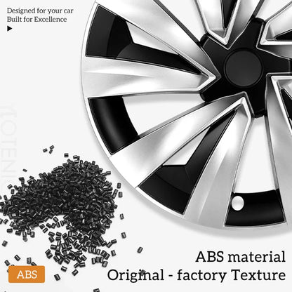 19" Matte Black / Silver Black Wheel Cover for Tesla Model Y Juniper (2025–2026) | 4-Piece Replacement Hub Cap - 14:347#Turbine Silver Black;200007085:11755855#Juniper 2025;200007763:201336106;400005408:110553637#Tesla;400005409:3984267#New Model Y 19Inch-14:193#Turbine Matte Black;200007085:11755855#Juniper 2025;200007763:201336106;400005408:110553637#Tesla;400005409:3984267#New Model Y 19Inch-  DRIVEN - 5