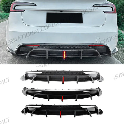 Full Body Kit — Bumper Lips, Diffuser & Spoiler for Tesla Models | Gloss Black & Carbon Tuning - 14:200004890#24M3-Side Skirts-GB-14:200003699#24M3-Rear Wing-GB-14:200002130#24M3-Whole Set-GB-14:200001951#24M3-Front-MB-14:200000914#24M3-Side Skirts-MB-  DRIVEN - 4
