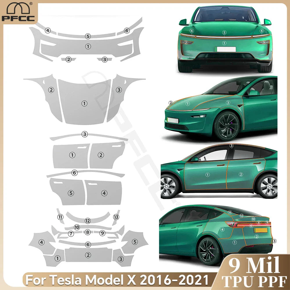 Precut PPF for Tesla Model Y Juniper (2025–2026) | 9-Mil TPU Scratch-Resistant Paint Protection - 200000182:350852#Whole Set;5:200000990#Clear Film-200000182:691#Doors;5:200000990#Clear Film-200000182:10#Rear Trunk;5:200000990#Clear Film-200000182:193#Front;5:200000990#Clear Film-200000182:29#Hood;5:200000990#Clear Film-  DRIVEN - 1