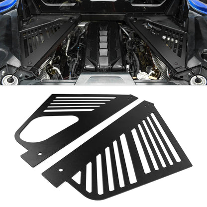Aluminium Engine Bay Compartment Covers for Chevrolet Corvette C8 (2020–2023) | BEVINSEE