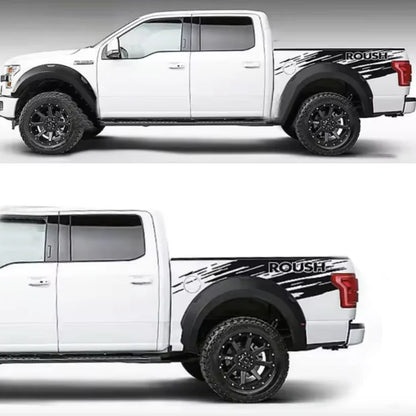 Matte Black Body & Trunk Stripe Decal for Ford F-150 Raptor (2015–2019) | Sport Vinyl Graphics - <none>-  DRIVEN - 3
