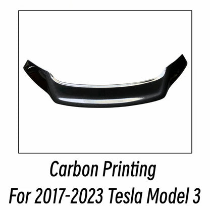 Ducktail Lip Spoiler for Tesla Model 3 (2017–2023) | Rear Trunk Lid Boot Wing — Body Kit - 14:200004889#Unpainted-14:200004890#Glossy Black-14:200004891#Carbon Printing-14:200002130#Real Carbon Fibe-  DRIVEN - 7
