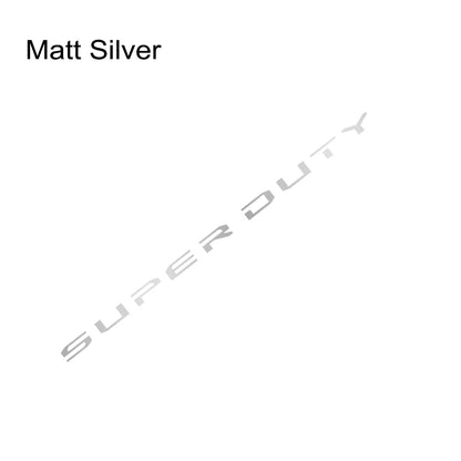 Tail Box Label Decal for Ford Super Duty F-250 / F-350 (2017–2021) | Pickup Vinyl Sticker - 200000182:496#Matt Silver-200000182:350686#Matt Gold-200000182:175#Glossy Blue-200000182:173#Matt Black-200000182:1052#Colorful Laser-  DRIVEN - 13
