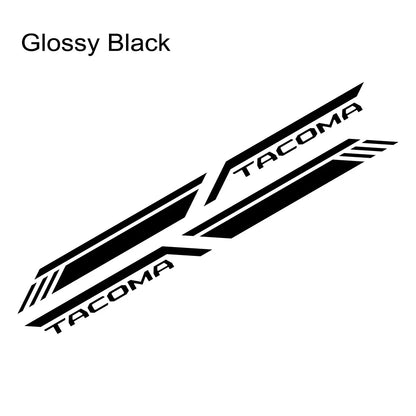Trunk Side Stripe Decal for Toyota Tacoma TRD Sport | Vinyl Truck Graphics - 200000182:350853#Carbon Fiber-200000182:350850#Matt Black-200000182:1052#Colorful Laser-200000182:496#Matt Silver-200000182:173#Matt Gold-  DRIVEN - 8