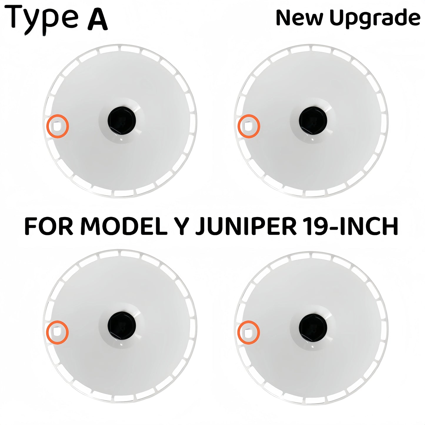 19" Performance Replacement Hub Caps for Tesla Model Y (2020–2024) | 4-Piece Wheel Cover Set - 14:29#Type A;200007085:11755855#19-Inch;400005408:110553637#TESLA;400005409:3984267#MODEL Y JUNIPER-14:347#Type B;200007085:11755855#19-Inch;400005408:110553637#TESLA;400005409:3984267#MODEL Y JUNIPER-  DRIVEN - 8