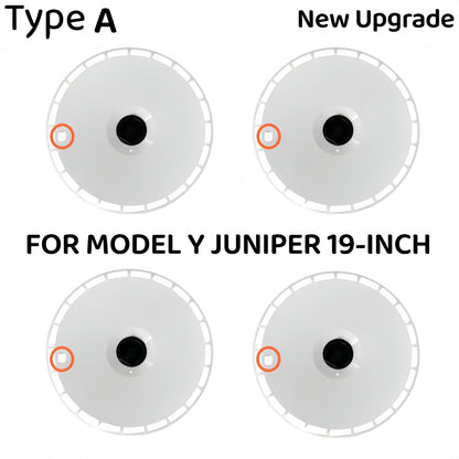 19" Performance Replacement Hub Caps for Tesla Model Y (2020–2024) | 4-Piece Wheel Cover Set - 14:29#Type A;200007085:11755855#19-Inch;400005408:110553637#TESLA;400005409:3984267#MODEL Y JUNIPER-14:347#Type B;200007085:11755855#19-Inch;400005408:110553637#TESLA;400005409:3984267#MODEL Y JUNIPER-  DRIVEN - 8