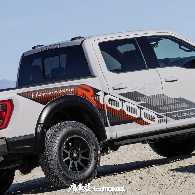 F-150 Raptor R Pickup Off-Road Racing Vinyl Decal | Body Modification Film & Decoration Sticker - 200000182:193#Image Color-  DRIVEN - 2