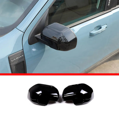 ABS Rearview Side Mirror Decoration Cover for Ford Maverick (2022) | Carbon Fiber / Black / Silver