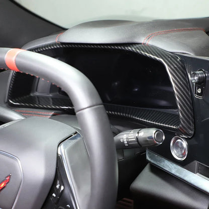 ABS Carbon Fiber / Red Interior Trim for Corvette C8 Stingray / Z51 / Z06 (2020–2025) | ISO9001