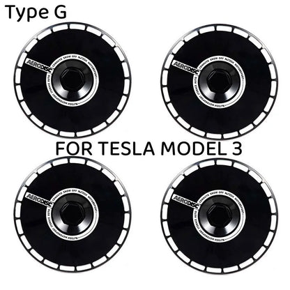 18" High Performance Replacement Hub Cap for Tesla Model Y (2020–2024) | 4-Piece Wheel Cover