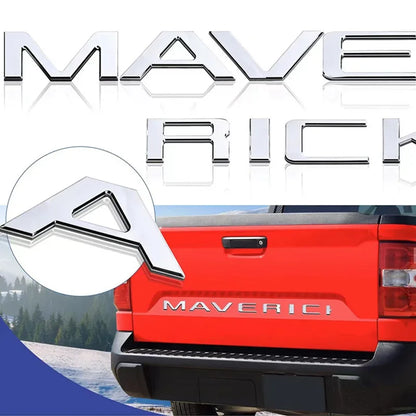 Tremor Rear Trunk Letter Sticker for Ford Maverick Tremor | Groove Insert Badge Decal