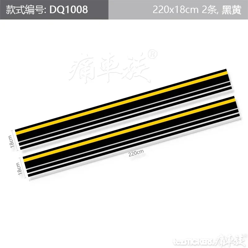 Stylish Dynamic Full-Body Appearance Vinyl Decal Kit for Dodge Charger | PVC Personality Wrap - 200000182:193-  DRIVEN - 3